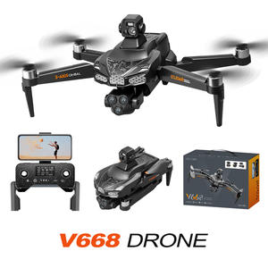 Venta caliente V668 Drone Gimbal de tres ejes Evitación sin escobillas GPS Homing automático Avión plegable para fotografía aérea Juguetes - Product Image 2