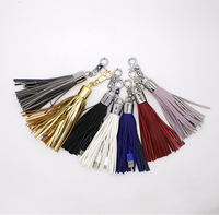 3-en-1 Tassel Keychain Câble USB avec veste en nylon Cadeau promotionnel pour chargement de téléphone portable et utilisation de l'ordinateur