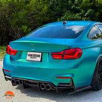 Vehicouture Nouveau diffuseur de pare-chocs arrière en fibre de carbone style PSM, pièces de performance automobile avec ajustement parfait pour F80 F82 M3 M4