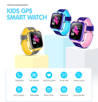 Reloj Inteligente Q12 para Niños con Tarjeta SIM, Resistente al Agua IP67, Cámara SOS, Rastreador GPS para Niños, Responde Llamadas