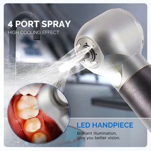 4-портовый Спрей стоматологический высокоскоростной наконечник 0,22-0,25 мПа. Наконечник керамического подшипника - Product Image 3
