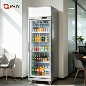Refrigerador Comercial de Una Sola Temperatura para Bebidas, Vitrina Refrigerada con Puerta de Vidrio, Iluminación LED y Estantes Ajustables - Product Image 2