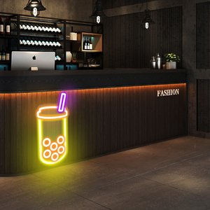 LED Neon <b>Light</b>, multi-color <b>wall</b> decor, <b>plug</b> powered, static display, ideal for bar decoration. - Product Image 3
