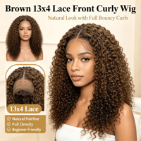 Perruque Lace Front 13x4 en Cheveux Humains Bouclés Profonds, Cheveux Vierges Pré-Pluckés, Ligne de Cheveux Naturelle, Perruques en Dentelle pour Femmes, Vente en Gros