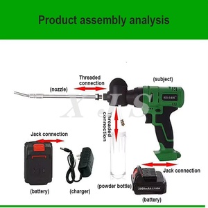 Pulverizador Eléctrico de Plaguicidas de Iones de Litio de 2000 mAh, Polverizador Manual <span class=keywords><strong>para</strong></span> la Eliminación Efectiva de <span class=keywords><strong>Hormigas</strong></span> y Termitas - Product Image 6