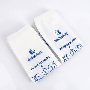 Therapy Point Meridian Yoga Pilates Silicone Socks Eco-Friendly Waterproof Features Triangle Toe <b>Massage</b> Design for Foot Leg - Product Image 3