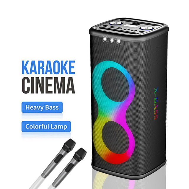 JBK-6605 JBK-6606 Dual 6.5-Inch Outdoor Wireless Blue-tooth Boombox High-Power Large Stage Karaoke Party Speakers