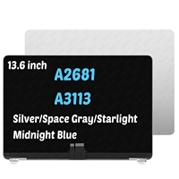 شاشة LCD أصلية جديدة مقاس 13.6 بوصة لجهاز MacBook Air A2681 منتصف 2022 M2 EMC 4074 A3113 2024 M3، تجميع كامل لاستبدال شاشة اللابتوب