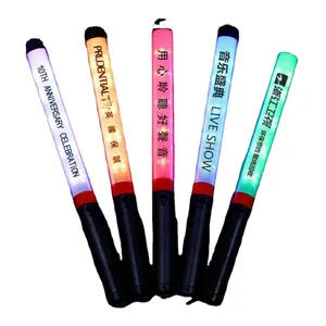 Handheld Concert LED Glow Stick Party Decoration Manufacturer Custom Logo Printed Glowing Light Supports DMX Remote Control