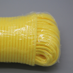 Sản phẩm mới 5/16 Polypropylene 16-Strand <span class=keywords><strong>PP</strong></span> 8ply nylon bện màu vàng 3 sợi dây thừng để đóng gói - Product Image 2