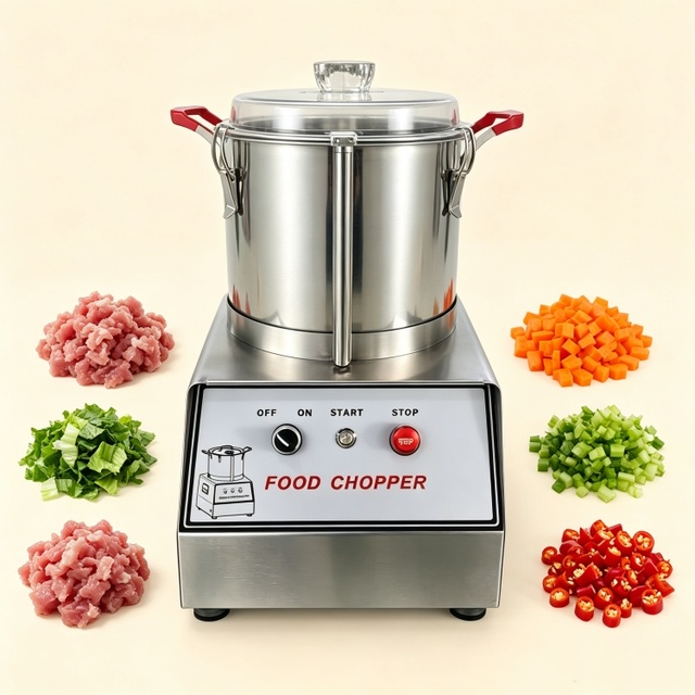 1400W Best Selling Electric Meat Grinder Food Processor Vegetable Chopper Multi-Function Stainless Steel Restaurant