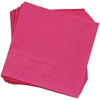 Serviettes en papier SFTREE, lot de 50, style sac, 4 plis, 2 épaisseurs, 5 x 5 pouces, 5 couleurs, pour fêtes et cocktails, vente directe usine