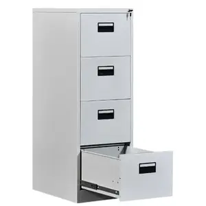 Muebles de oficina de acero vertical, 4 cajones, archivador, classeur Aktenschrank, 4 capas