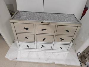 リビングルーム家具ホワイトベネチアンミラーサイドボード - Product Image 6