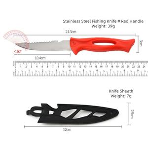 Cuchillo de Camping de Hoja Fija, Acero Inoxidable 3CR13, Punta Caída, Borde Recto, Plástico, Grosor de 2 mm, 21.3 cm, Multiusos, OEM HK CK024 - Product Image 3