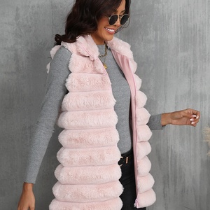 <span class=keywords><strong>Gilet</strong></span> mi-<span class=keywords><strong>long</strong></span> automne hiver <span class=keywords><strong>femme</strong></span> avec fermeture éclair mince nouveau style <span class=keywords><strong>long</strong></span> en fausse fourrure <span class=keywords><strong>grande</strong></span> <span class=keywords><strong>taille</strong></span> vêtements d'hiver - Product Image 4