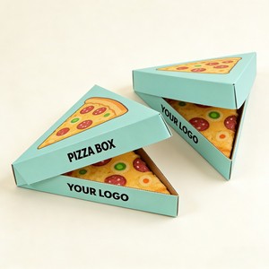 Wholesale Triangle <strong>Shape</strong> <strong>Pizza</strong> Box Custom <strong>Pizza</strong> Slice Triangular Corrugated Paper Box Soy Ink Small <strong>Pizza</strong> Box in Triangle <strong>Shape</strong> - Product Image 4