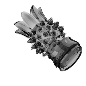Anillo para pene con púas y función de vibración con bloqueo para estimulación adulta - Product Image 5