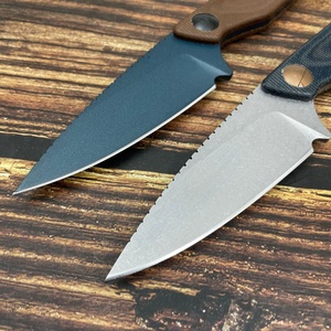 Couteau de poche pliant multi-usage 19 cm, lame CPM MagnaCut, pointe lance, bord plat, manche en lin industriel, pour camping en extérieur, DIY, OEM - Product Image 2