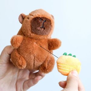 Peluche de la celebridad de internet Kapibala con cola que se mueve y emite sonidos, lindo colgante de delfín extraíble, muñeco pequeño al por mayor - Product Image 4
