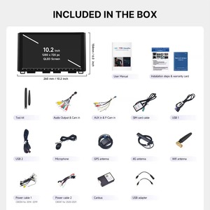 10,2 Zoll OLED <span class=keywords><strong>Android</strong></span> 13 Autoradio 8+256G Passend für Toyota Tundra 2014-2021 Kabelloses CarPlay DSP Stereo - Product Image 6