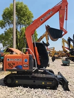 Excavatrice sur chenilles hydraulique Hitachi EX70 d'occasion de 7 tonnes, engin lourd pour la construction, moteur EPA, garantie 1 an, roulement inclus