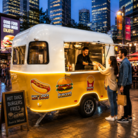 Remorque alimentaire multifonctionnelle pour la restauration rapide, les confiseries, les chips, la vente de nourriture de rue, les hot-dogs, les boissons et le café