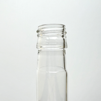 CHUM yüksek borosilikat boş Mini cam likör şişesi 50ml 100ml şarap bardağı tüp likör şişesi TPE kapaklı özel hediye kutusu