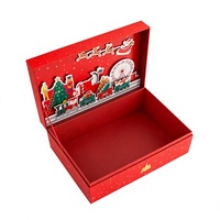 Boîtes cadeaux de luxe personnalisées pour cosmétiques et cils, avec logo, en matériaux recyclés, gaufrage, fermeture magnétique et poignée, boîtes rigides