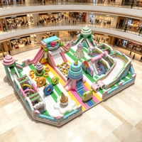 Nouveau style de parc de jeux gonflables avec parcours d'obstacles, château combiné, aire de jeux pour les entreprises de location