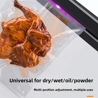 Machine de mise sous vide domestique entièrement automatique pour sacs, scelleuse alimentaire, machine de compression sous vide pour la conservation des aliments, modèle à brancher