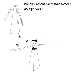 Hiệu Suất Cao Fly Repeller Người Hâm Mộ Tùy Biến Logo <span class=keywords><strong>Bug</strong></span> Fan Holographic Lưỡi Trong Nhà/Ngoài Trời Patio Nhà Shaoo Away Fly Fan - Product Image 5