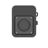 Speaker Portabel Nirkabel 5.4 dengan Mikrofon Terintegrasi, Lampu LED, Bahan Plastik, dan Remote Control