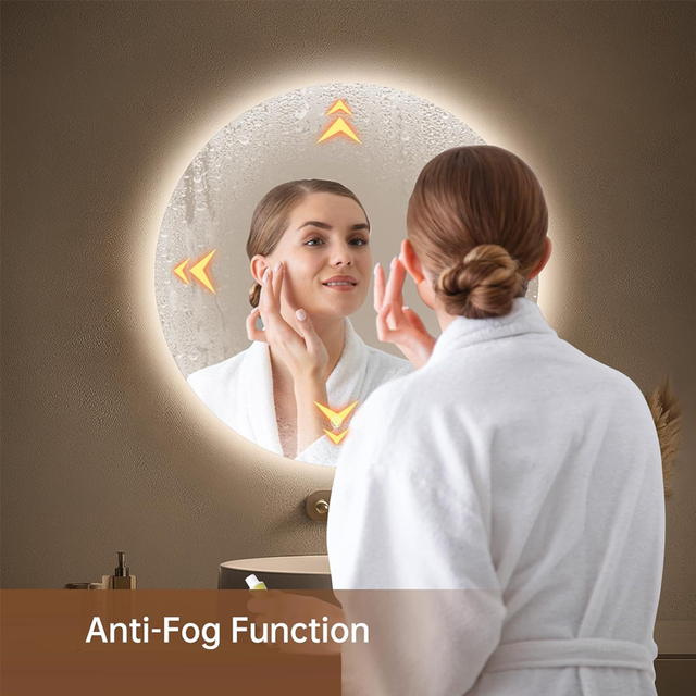 Wholesale Waterproof Bathroom Smart Mirror TV Android Touch Screen Alexa Google Home Anti-Fog Custom Size