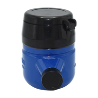 OEM Brass Horizontal Volumetric Water Meter, DN15, Black Cover, Blue Body. IP68 for Industrial and Domestic Applications.