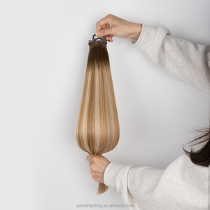 Extensiones de Cabello Humano Virgen con Trama de Mariposa Suave y Lisa, Fáciles de Instalar, con Orificios Genius, Admite Personalización - Product Image 3