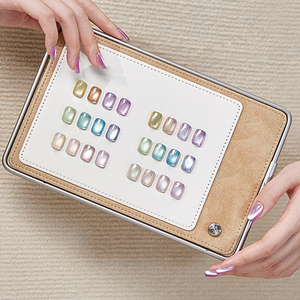 AILANUO - Serie de Esmaltes de Uñas en Gel UV de 12 Colores, Efecto Ojo de Gato, Personalización de Color Gratuita, Fabricación Personalizada OEM, Botella Profesional para Uñas - Product Image 1