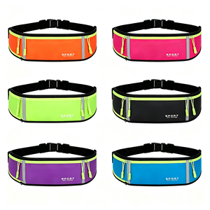 Riñonera Deportiva Impermeable para Correr, Cinturón Ajustable Delgado para Fitness, Bolsa para Teléfono para Trotar al Aire Libre - Product Image 6