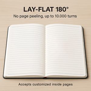 Muestra Gratuita 2026, Diario de Cuero PU A5 al por Mayor, Diseño Personalizado OEM, Agenda Minimalista de Negocios para Oficina, Cuaderno de Tapa Blanda - Product Image 5