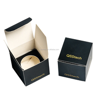 Boîte cadeau pliable en carton en forme de carte, personnalisable avec logo et impression, pour huiles essentielles (5ml, 1ml)