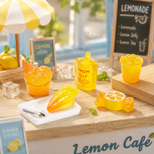Miniature di Cibo in Resina Traslucida Assortite all'Ingrosso: Anguria, Limone, Uva, <span class=keywords><strong>Frutta</strong></span> e Dessert per Decorazioni Casa delle Bambole e Fai da Te - Product Image 6
