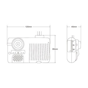 Xu hướng mới chống say rượu lái xe <span class=keywords><strong>GPS</strong></span> theo dõi xem trực tiếp ai 4G Dash Cam với RS232 rượu xét nghiệm - Product Image 3