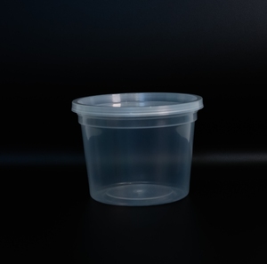 Vasos Desechables Transparentes de Plástico PP para Alimentos con Tapas, Apilables para Ahorrar Espacio, Vasos para Porciones, Recipientes para Salsas y Postres - Product Image 3