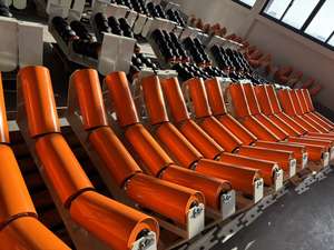 Регулируемые стальные ролики ленточный конвейер для промышленного использования новое состояние силового экрана агрегатная транспортная конструкция - Product Image 4