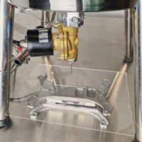 Machine de remplissage de chocolat chaud à chauffage automatique AOC 3-3000g buse avec contrôle du poids pour vernis à ongles dans des sacs en verre
