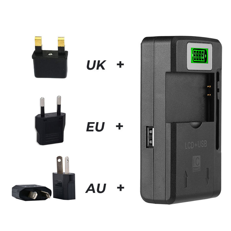 High Quality LCD Fast Charger Mobile Phone Toy Camera Universal Battery  Charger -8/ss8 PTCQ Camera Battery Charger