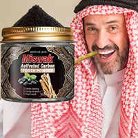 Poudre dentifrice au charbon actif Miswak, extrait naturel de bâton de Miswak, nettoyage doux, haleine fraîche, soin buccal