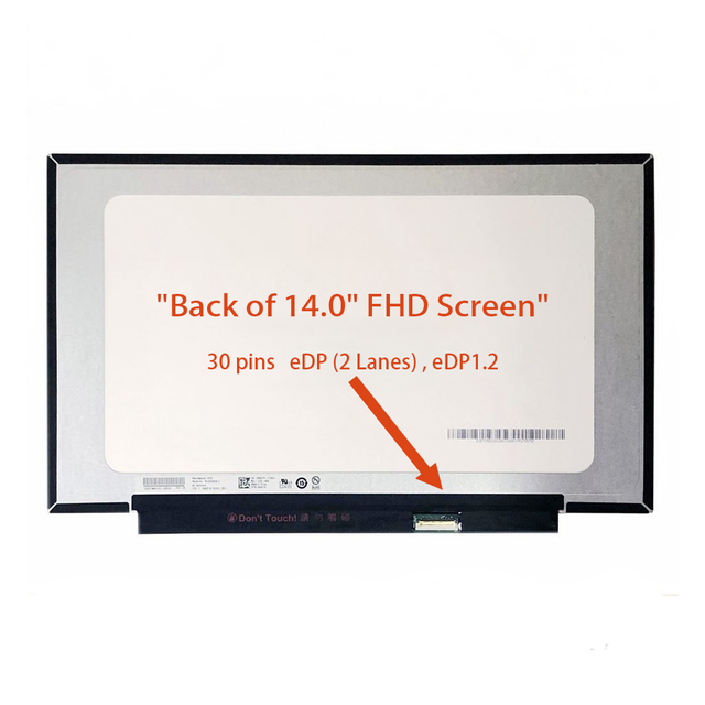 New AUO Laptop B140HAN04.5 14" FHD IPS Slim Inspiron 14 (5480/5490) EDP LCD Black 60Hz 3H Coating 220cd/m 45% NTSC