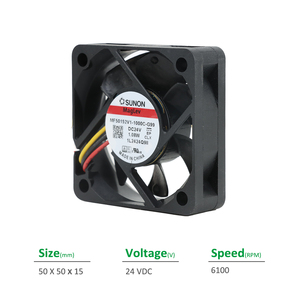 SUNON MF50152V1-1000C-G99 50x50x15mm 24VDC 42mA 1.08W 6100RPM 17.0CFM Electric OEM/ODM Vapo Bearing <b>Cabinet</b> Inverter Axial - Product Image 2