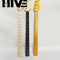 Manche de guitare électrique HIVE de haute qualité en érable et palissandre, trois couleurs, 4 cordes, 21 frettes, type P-B